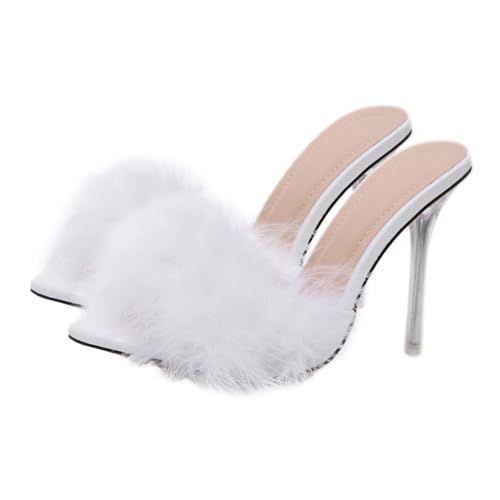 Chaussures de femmes talons tongs sandales d'été femme chic semelle blanche