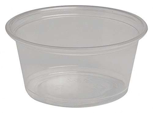 Countdown-to-Cook Crystal Clear Portion Cup Lids - Fits 1.5-2.5 oz. Cups