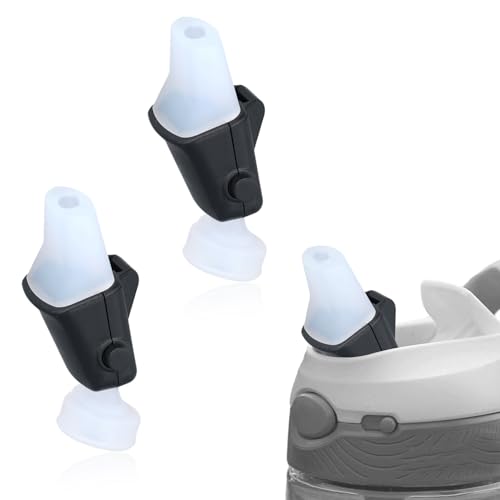 BOXOB Paquete de 2 Piezas de Repuesto para Boquilla de Botella de Agua, Silicona Suave Sin BPA Water Bottle Spout Replacement Parts para 2019 Contigo Aubrey Contigo Autospout (Botella no Incluida)
