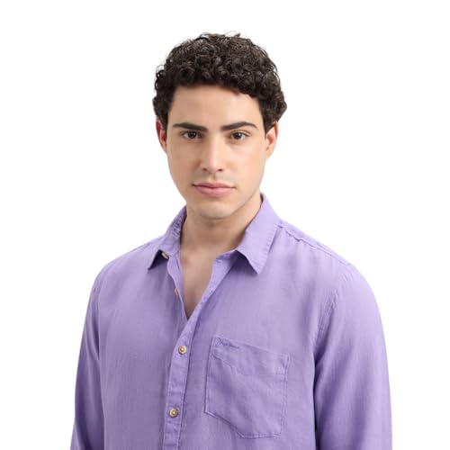 Image of Pepe Jeans Mens Linen Regular Fit Shirt