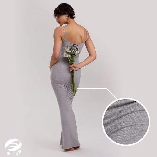 Image of Maxi Black Bodycon Sexy Dress for Women 2025, Formal Long Ribbed Dresses Regular & Plus Size