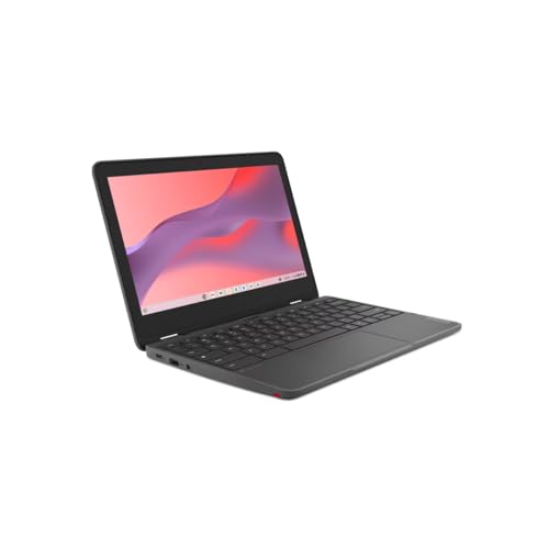 Image of Lenovo 300e Yoga Chromebook Gen 4 11.6 inch HD 2-in-1 Touchscreen Laptop, MediaTek Kompanio 520 2.0GHz, 8GB RAM, 64GB eMMC, ChromeOS, Graphite Gray with Pen