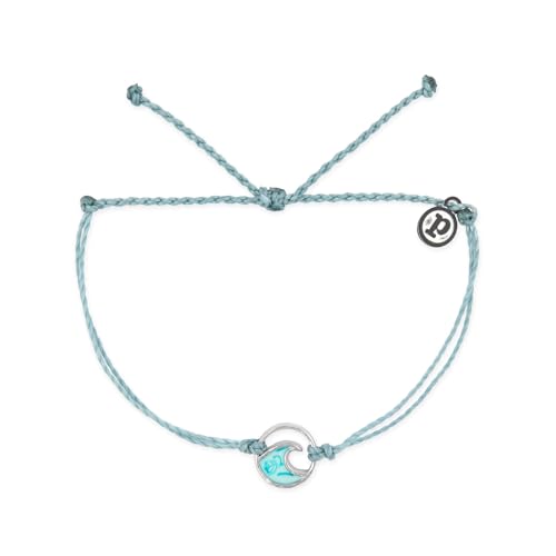 Pura Vida Bracelets Ombre Wave Silver or Gold Charm Bracelet for Women