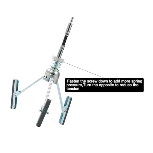 Utmall 3-036 Engine Cylinder Hone Deglazer 2 Inches To 6-1/2 Inches Adjustable 4 Inches Long Blade With100 220 400 Grit Stones Piston Cylinder Hone thumb #4