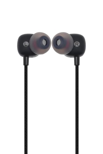 Image of Phonokart 4C USB Type-C Wired Earphones with in-Line Mic, 10mm Dynamic Drivers, Deep Bass, 1.2M Tangle-Free Cable, Multi-Function's, Compatible with iPhone 15, Samsung Galaxy & Type-C Devices (Black)