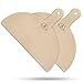 Leo and Gio Set Palette pizza 30 cm en bois de bouleau Pelle pizza courte double Four électrique professionnelle Maison pierre réfractaire compatible avec Four à pizza G3 Ferrari Ariete Spice