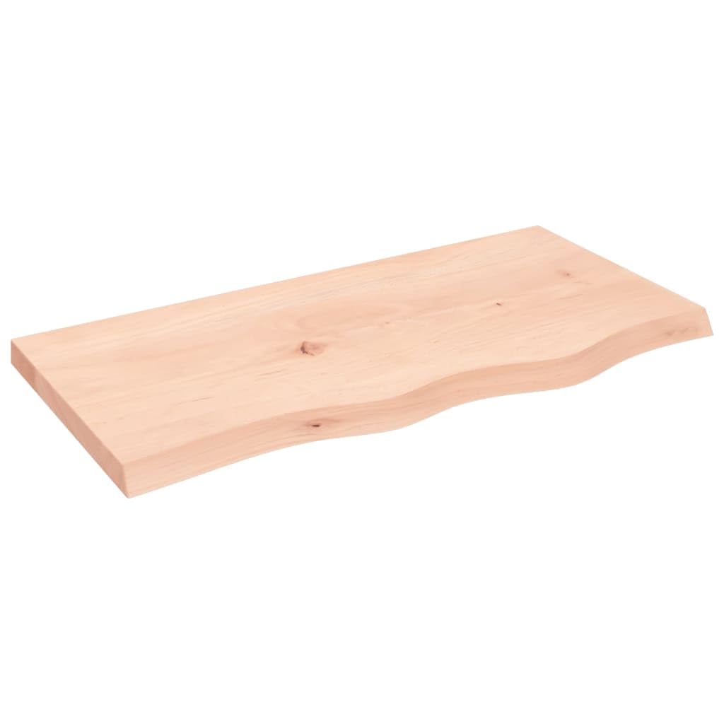 YUANCHUTOP Floating Shelves for Wall, Wood Bathroom Shelves Wall Mounted for Kitchen, Bedroom, 80x40cm Hanging Shelf Unit with Live Edge for Wall Home Decor Living Room