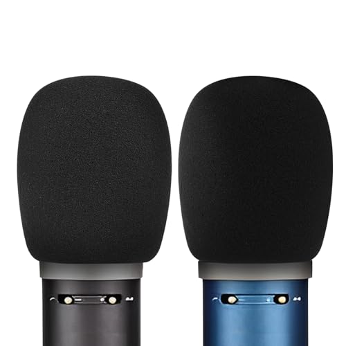 Musiin Pare-brise en mousse – Compatible avec les microphones Blue Baby Bottle SL, Bluebird SL, Blackout Spark SL – Housse en mousse anti-pop – Housse de...