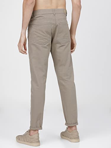 Image of KETCH Men Mid Rise Tapered Fit Trouser