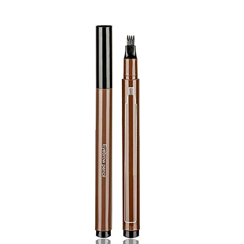 Aaiffey Eyebrow Tattoo Pen Waterproof Microblading Eyebrow Pencil with Micro-Fork Tips Applicator Creates Daily Natural Brows Makeup Long Lasting