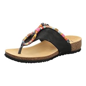 Think! JULIA_3-000211 chroomvrij gelooid, duurzaam dames teenslipper