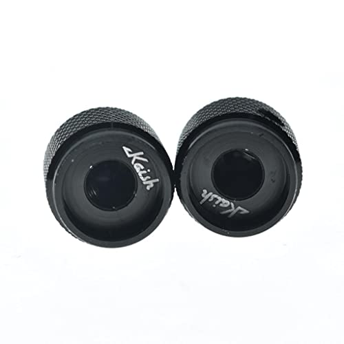 Lot de 4 boutons de potentiomètre universels en aluminium pour guitare, basse, pédale d’effet, ampli Noir 17 mm de… - Les Beatles, Paul McCartney, John Lennon, RIngo Starr, George Harrison Lot de 4 boutons de potentiomètre universels en aluminium pour guitare, basse, pédale d'effet, ampli Noir 17 mm de… – Image 5