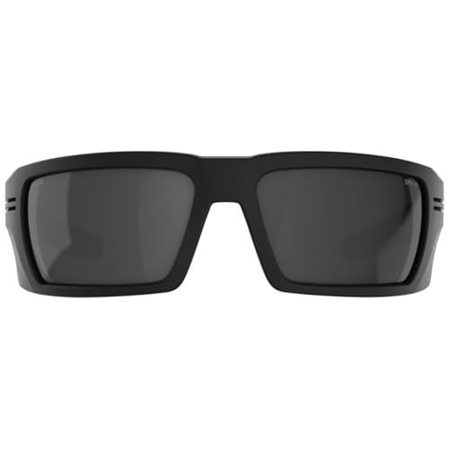 Spy Optic Men's Rebar SE Rectangular Sunglasses, Matte Black Happy Photochromic, 603