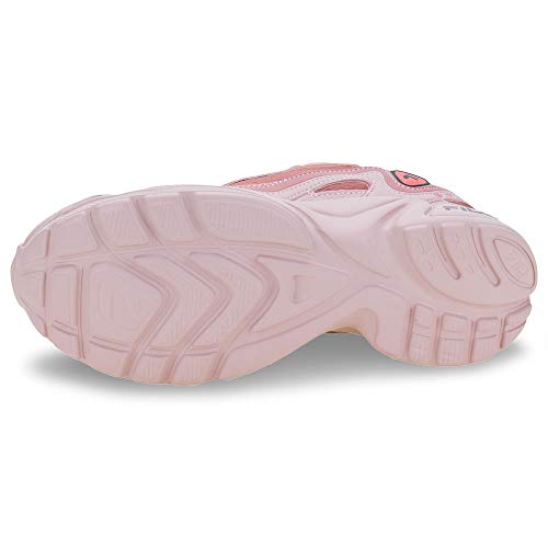 Tênis Interceptor, Fila, Feminino, Rosa/Preto/Salmão, 36