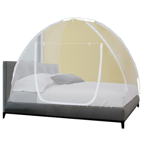 Probache - Moustiquaire dôme pop-up 195x150 cm mobile pour lit