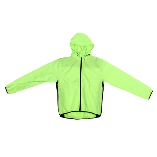 Chaqueta cortavientos verde fluorescente mujer transpirable XL 4
