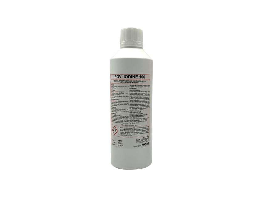 ALMAMEDICAL BOX DISINFETTANTE PER VALIGETTA PRONTO SOCCORSO- 3 ECOLAV SOLUZIONI FISIOLOGICHE 500 ML 2 POVI-IODINE 100 ANTISETTICO 500 ML