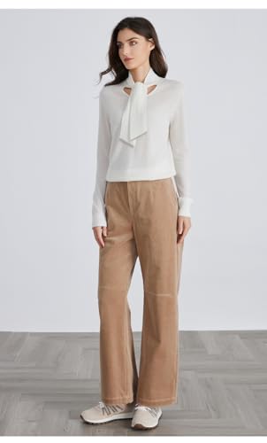 Cashmere Blend Sweaters for Women Pullover 12-Gauge Designer Style Fall Winter Effortless Chic, BC9664