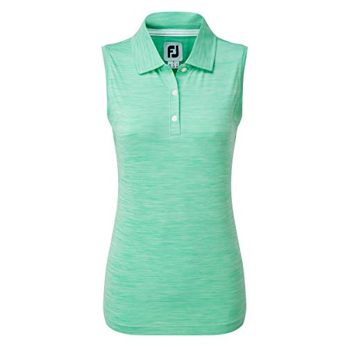 Polo femme sans manches respirant FootJoy Lisle anti-transpiration pour l'été