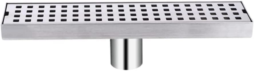 WOLFBIRD 30 cm Stainless Steel Shower Drain Channel Floor Drain, Self-Cleaning Siphon with Odour Stop, Hair Strainer - Edge Drain - Image 4