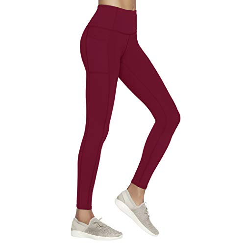 Image of Skechers Women's High Rise Go Walk Goflex High Waisted 2-Pocket Yoga Fitted Leggings