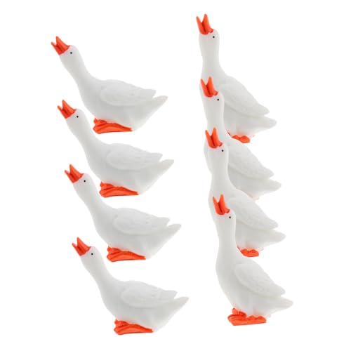 ibasenice 8pièces Mini Figurines Animaux Résine Décoration Statue De Jardin Accessoire pour Micro Jardin