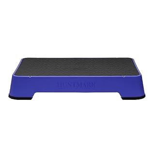 HUNTMARK Dog Training Place Board - Durable Hunting Dog Training Platform - Non-Skid Surface and Nonslip Feet - Stackable, Portable Agility Platform - Modern Puppy Trainer Equipment (Dark Blue)