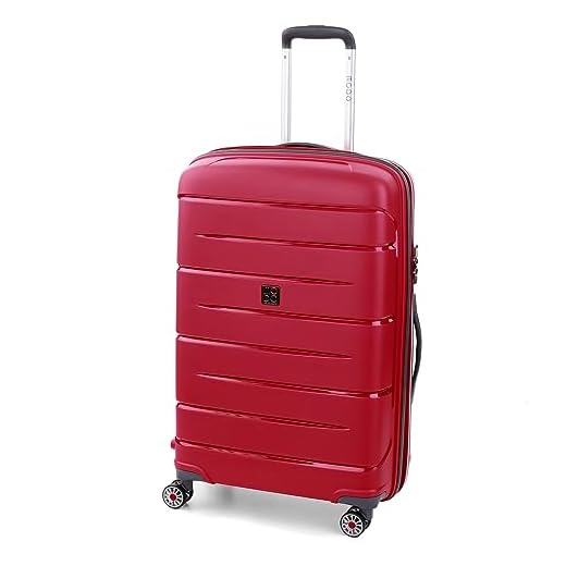 MODO by Roncato Maleta Mediana 71 Cm Rigida 4 Ruedas Starlight 2.0, 80 Lt - 71x47x26 cm, Ligero Organización Interna Cierre TSA, Garantia 2 Anos