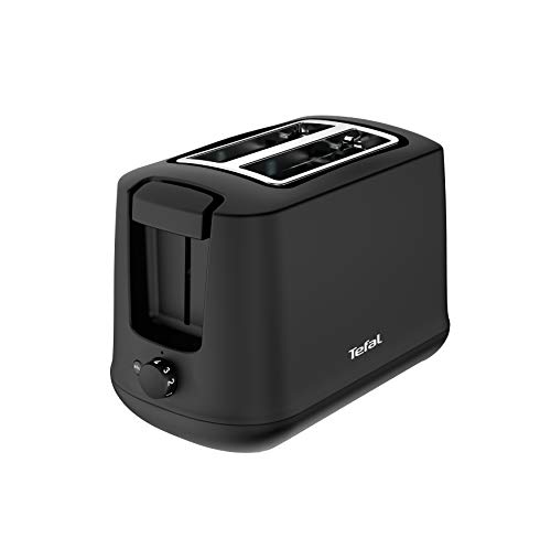 Tefal TT165N Principio Select Broodrooster (850 Watt, 7 bruiningsniveaus, kruimellade, heffunctie, opzetstuk voor broodjes, zwart - Image 4