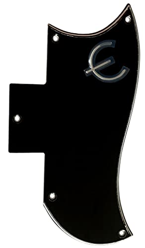 Para Epiphone SG estilo estándar con piezas de golpeador de guitarra de metal 'e' (parte trasera de 3 capas)