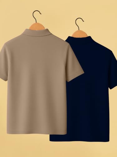 Image of YAZOLE Men's Lycra Blend Round Neck T Shirt | Solid Half Sleeve Regular Fit Tee | Casual Sports Gym Office Travel Running Walking | Perfect for Everyday Use | - (S to XXL)