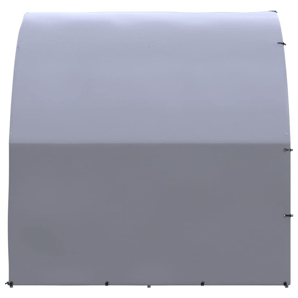 Refined Gallinero de Exterior de Acero galvanizado 3 x 2 x 2 m con toldo