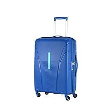 American Tourister 78 cms Polypropylene Luggage- Suitcase(FO1 (0) 01 403_Highline Blue), Check-in 28-Inch