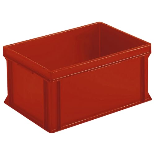 kaiserkraft FRANKEL Bacs gerbables normes Europe | L x l x h 600 x 400 x 325 mm | rouge | lot de 2