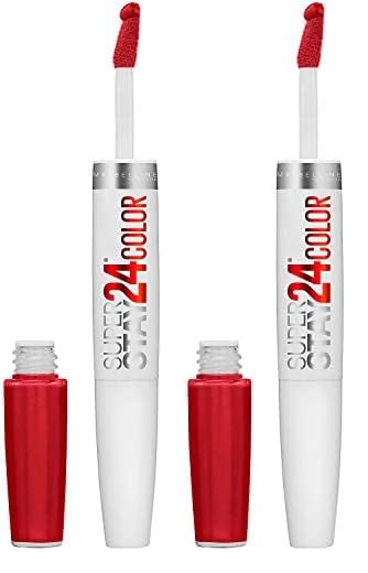 MAYBELLINENew York Superstay 24, 2-step Lipcolor, Eternal Cherry (Pack of 2)