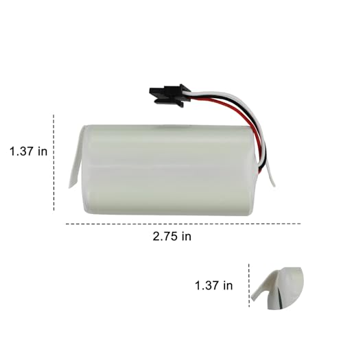 Image of MULS ABL-G Battery for iRobot Roomba Combo Essential, Combo&Mop Y0110 Y0140 | Y011020 Y011040 Y014020 Y011240 Vac Q011 Q011020 Q0120 Q012020 RVG-Y1 RCC-Y1 Robot Vacuum Mop Combo Cleaner 14.4V 2800mAh
