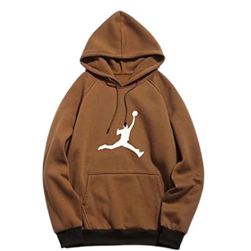 Image of BAGHADBILLO Men's & Women's Cotton Sweatshirt Hoodies with Pockets Solid Pattern Long Sleeves Hooded Neck Regular Fit and Standard Length