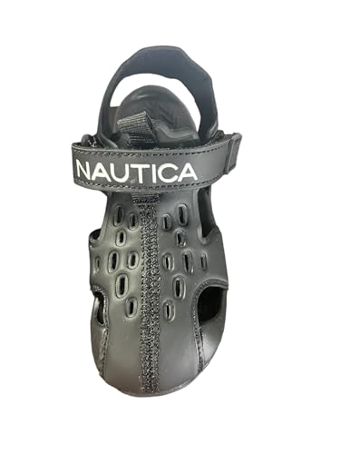 Image of Nautica Kids Sport Sandals Casual Closed-Toe Outdoor Summer Water Shoe Pearl 3|Boy - Girl (Little Kid /Toddler)