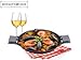 B-black® Padella per Paella con Manici in Silicone CM 32 Antiaderente Rivestimento in Marmo