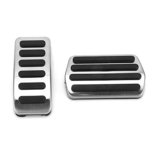 ZJchao - ZJchao Ensemble de Couvre-pédales de Voiture Antidérapants pour XC40 2018 2021, Accessoires de Mise à Niveau de Repose-pieds d'embrayage de Frein d'accélérateur
