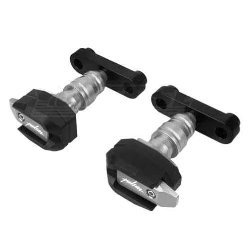 �I�[�g�o�C �ɓK�� Bajaj Pulsar NS 200 160 NS200 NS160 2012-2019 2020 �I�[�g�o�C�G���W���t���[���X���C�_�[�N���b�V���K�[�h�p�b�h�����ی�p(Titanium)