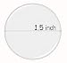 120-Piece Round Epoxy Stickers for Sealing Bottle Cap Pendants, School DIY Crafts and Scrapbooks. Create 3D Looks. 1.5 inch, Clear.