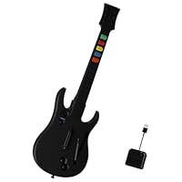 NBCP Wireless Guitar Controller for Xbox Series X/S, Xbox One & PC – Compatible with Rock Band 4 and Fortnite Festival, 2.4G Connection, Guitar Strap Included – Black