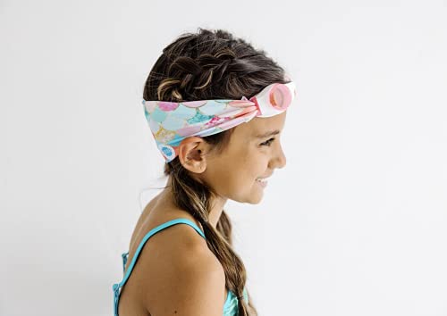 Splash Swim Goggles With Fabric Strap - Magenta Mermaid | Fun, Fashionable, Comfortable - Adult & Kids Swim Goggles #TOP3