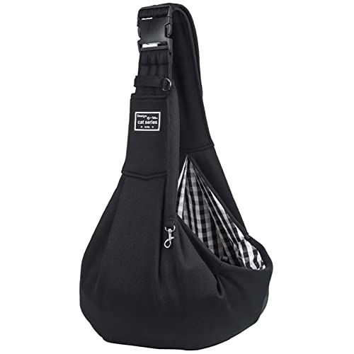 Sac de transport pour animal domestique - Sac à bandoulière doux et confortable - Avec poche avant - Pour voyage, promenade quotidienne Cover