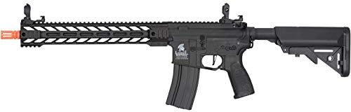 Lancer Tactical Enforcer Hybrid Gen 2 Battle Hawk 14" Airsoft AEG Rifle HIGH FPS Black 395 FPS