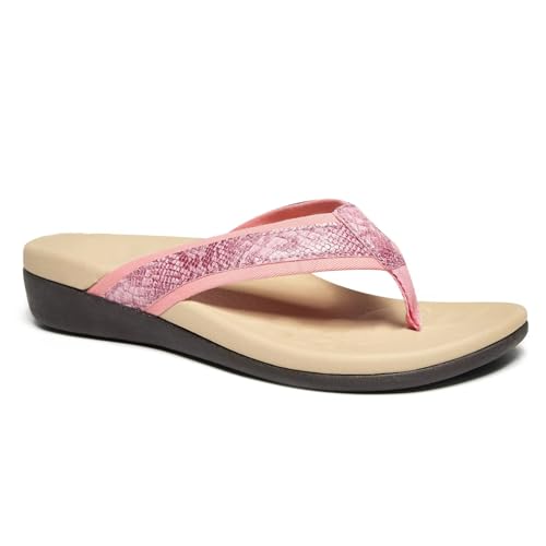Image of MEGNYA Womens Orthotic Flip Flops, Plantar Fasciitis Sandals for Flat Feet with Arch Support Thong Style Flip Flops, Comfortable Walking Sandals for Beach, Vacation