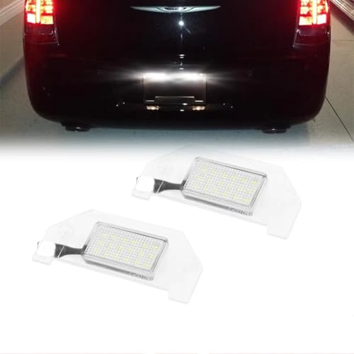 Solución para placa invisible: Luces de matrícula para Chrysler y Sebring 2