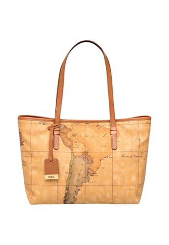 Alviero Martini Donna Borsa A Spalla CD0046000 Pvc Beige Taglia