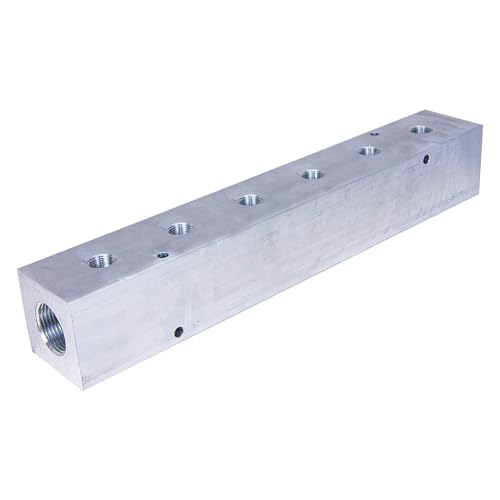 Pneumadyne Inc Manifold Aluminum 6 Outlets 14-1/4 L